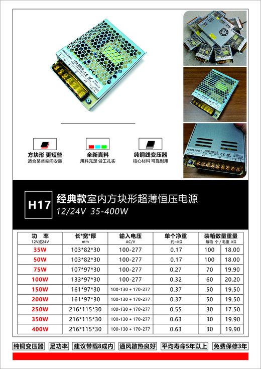 H17 Ultra-Slim Square Housing Dimming Control Panel — YFX LED driver product photo